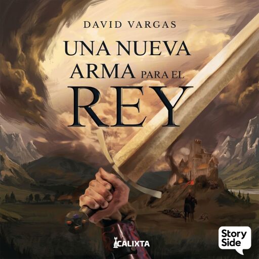 Portada del audiolibro «Una nueva arma para el rey», de David Vargas