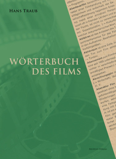 Portada del libro «Wörterbuch des Films», de Hans Traub