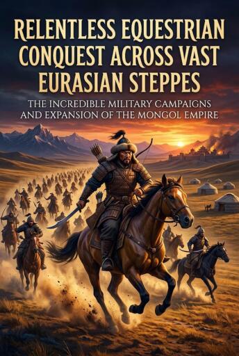 Relentless Equestrian Conquest Across Vast Eurasian Steppes