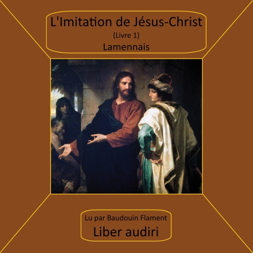 Portada del audiolibro «L'imitation de Jésus-Christ», de Lamennais