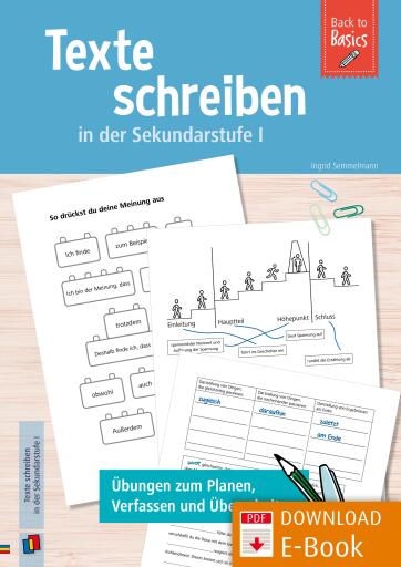 Portada del libro «Texte schreiben in der Sekundarstufe I», de Ingrid Semmelmann