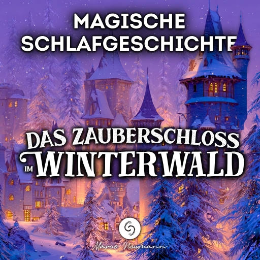 Portada del audiolibro «Magische Schlafgeschichte: Das Zauberschloss im Winterwald», de Marco Neumann