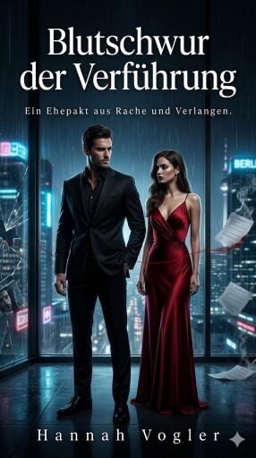 Portada del libro «Blutschwur der Verführung», de Hannah Vogler