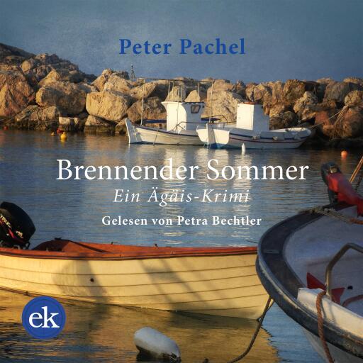 Portada del audiolibro «Brennender Sommer», de Peter Pachel