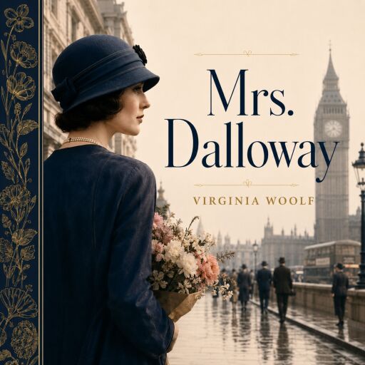 Portada del audiolibro «Mrs. Dalloway», de Virgina Woolf