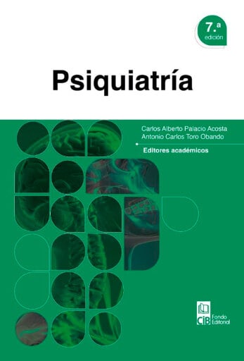 Portada del libro «Psiquiatría», de Carlos Alberto Palacio Acosta, Antonio Carlos Toro Obando