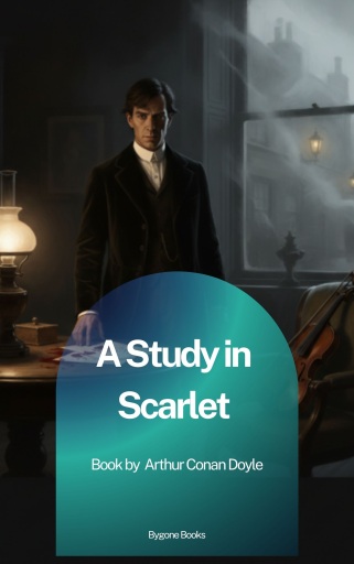 Portada del libro «A study in Scarlet», de Arthur Conan Doyle