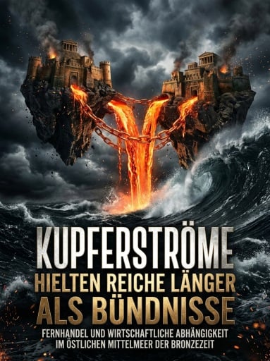 Portada del libro «Kupferströme hielten Reiche länger zusammen als Bündnisse», de Daniela Horn