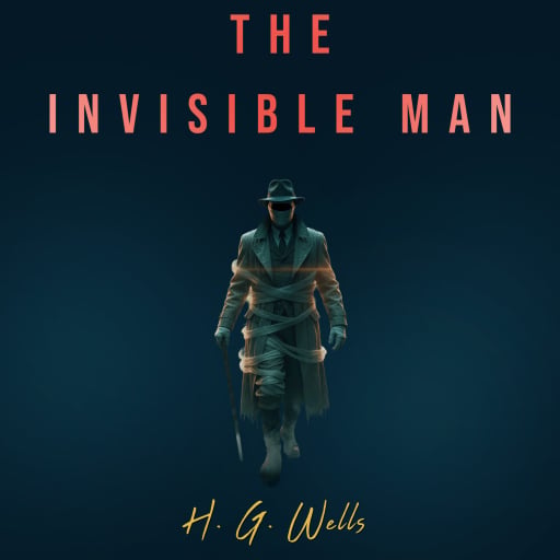 Portada del audiolibro «The Invisible Man», de H. G. Wells