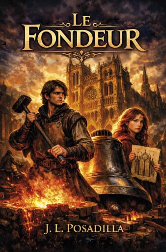 Portada del libro «Le Fondeur», de José Luis Posadilla