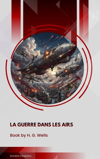 Portada del libro «La Guerre dans les airs», de H. G. Wells