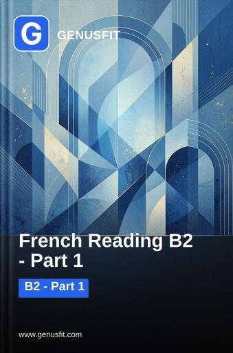 GenusFit: French Reading B2. Part 1/3