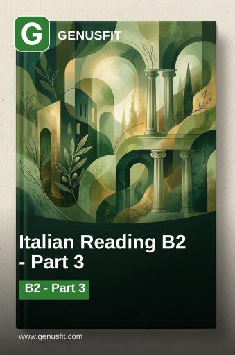 GenusFit: Italian Reading B2. Part 3/3