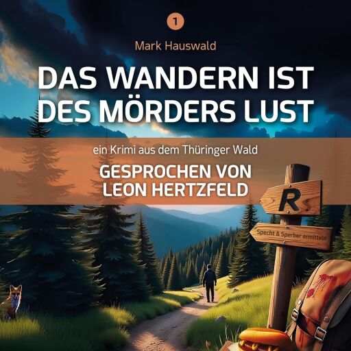Portada del audiolibro «Das Wandern ist des Mörders Lust», de Mark Hauswald
