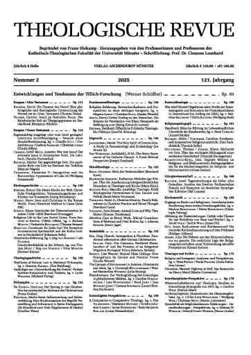 Theologische Revue 2025/2
