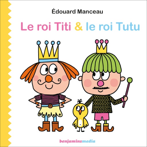 Portada del audiolibro «Le roi Titi & le roi Tutu», de Édouard Manceau