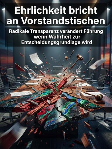 Portada del libro «Ehrlichkeit bricht an Vorstandstischen»