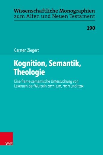 Portada del libro «Kognition, Semantik, Theologie», de Carsten Ziegert
