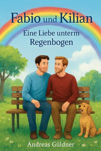 Portada del libro «Fabio und Kilian - Eine Liebe unterm Regenbogen», de Andreas Güldner