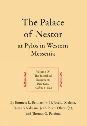 The Palace of Nestor at Pylos in Western Messenia