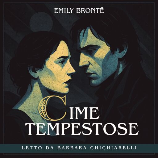 Portada del audiolibro «Cime tempestose», de Emily Brontë