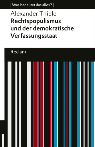 Portada del libro «Rechtspopulismus und der demokratische Verfassungsstaat», de Alexander Thiele
