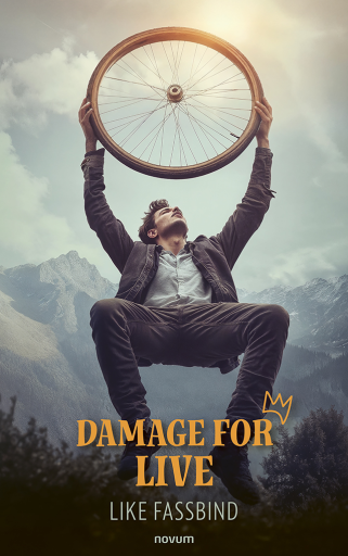 Portada del libro «Damage for live», de Like Fassbind