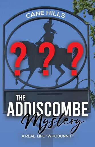 Portada del libro «The Addiscombe Mystery», de Cane Hills