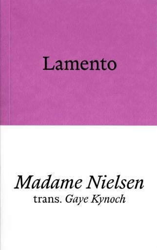 Portada del libro «Lamento», de Madame Nielsen