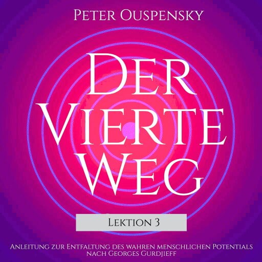 Portada del audiolibro «Der vierte Weg», de Peter Ouspensky