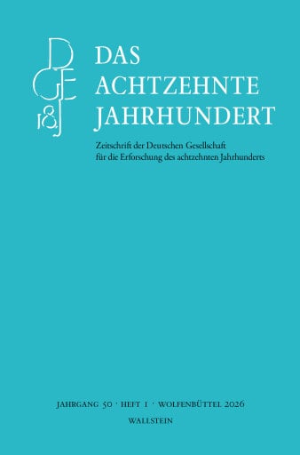 Portada del libro «Das achtzehnte Jahrhundert»