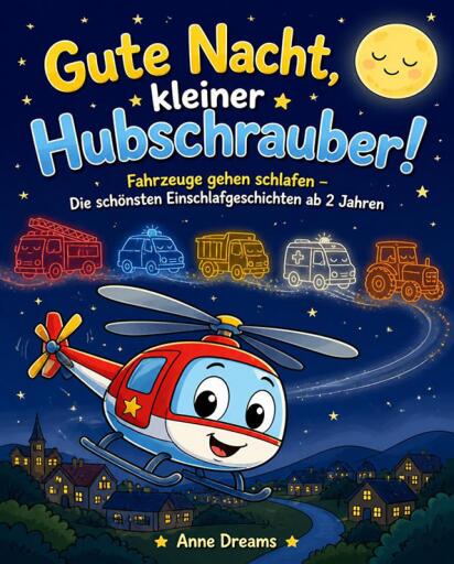 Gute Nacht, kleiner Hubschrauber!