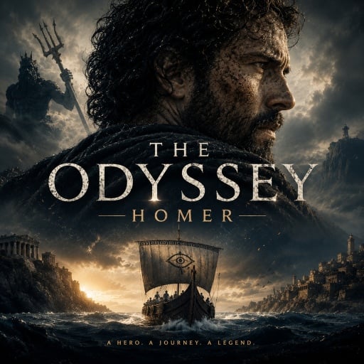 Portada del audiolibro «The Odyssey», de Homer