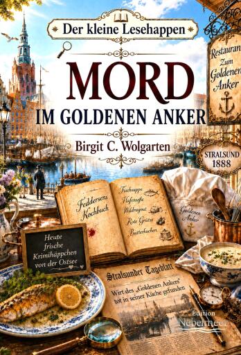 Portada del libro «Mord im Goldenen Anker», de Birgit C. Wolgarten