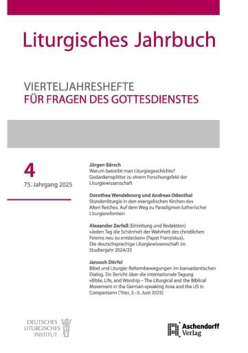 Liturgisches Jahrbuch 2025 / 4