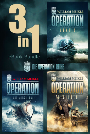 Portada del libro «OPERATION X (BAND 1-3) BUNDLE», de William Meikle
