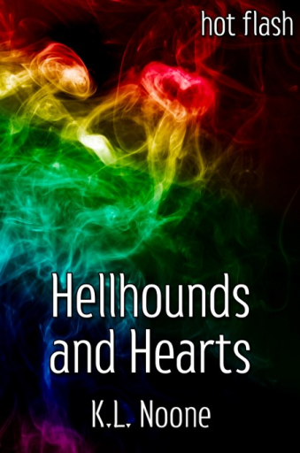 Portada del libro «Hellhounds and Hearts», de K.L. Noone