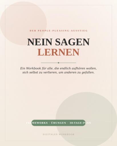 Portada del libro «Nein sagen lernen», de Anja Achneck