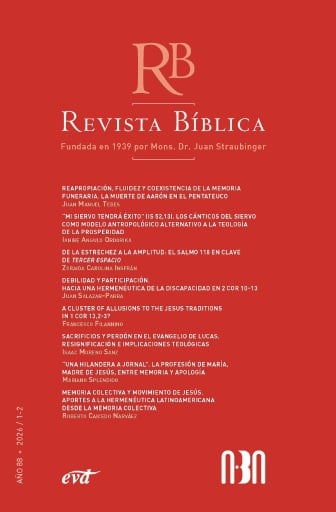 Revista Bíblica 2026/1-2 - Año 88