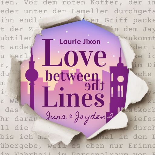 Portada del libro «Love between the Lines», de Laurie Jixon