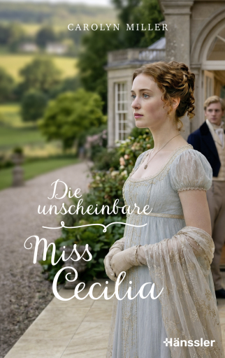 Portada del libro «Die unscheinbare Miss Cecilia», de Carolyn Miller