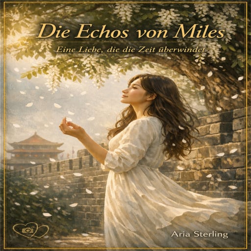 Portada del audiolibro «Die Echos von Miles: Eine Liebe, die die Zeit überwindet», de Aria Sterling