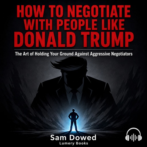 Portada del audiolibro «How to Negotiate with People Like Donald Trump», de Sam Dowed