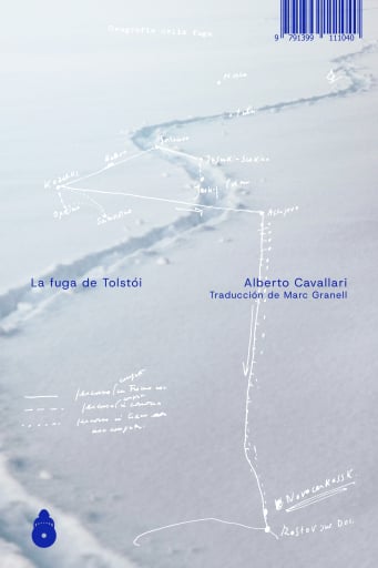 Portada del libro «La fuga de Tolstói», de Alberto Cavallari