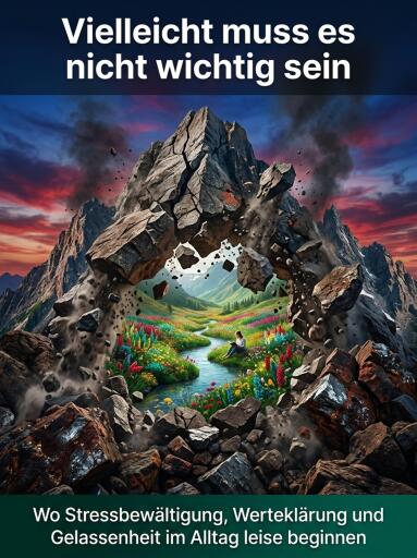 Portada del libro «Vielleicht muss es nicht wichtig sein», de Liora Becker