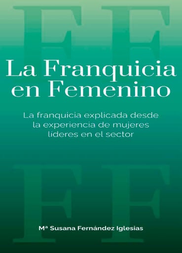 Portada del libro «La franquicia en femenino», de Mª Susana Fernández Iglesias