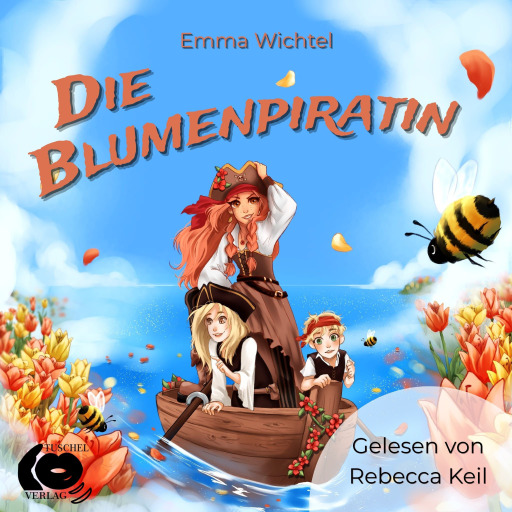 Portada del audiolibro «Die Blumenpiratin», de Emma Wichtel