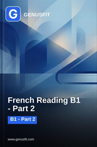 GenusFit: French Reading B1. Part 2/2