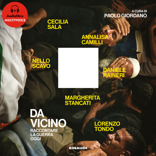 Portada del audiolibro «Da vicino», de Paolo Giordano