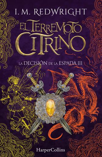 Portada del libro «El Terremoto Citrino», de I. M. Redwright